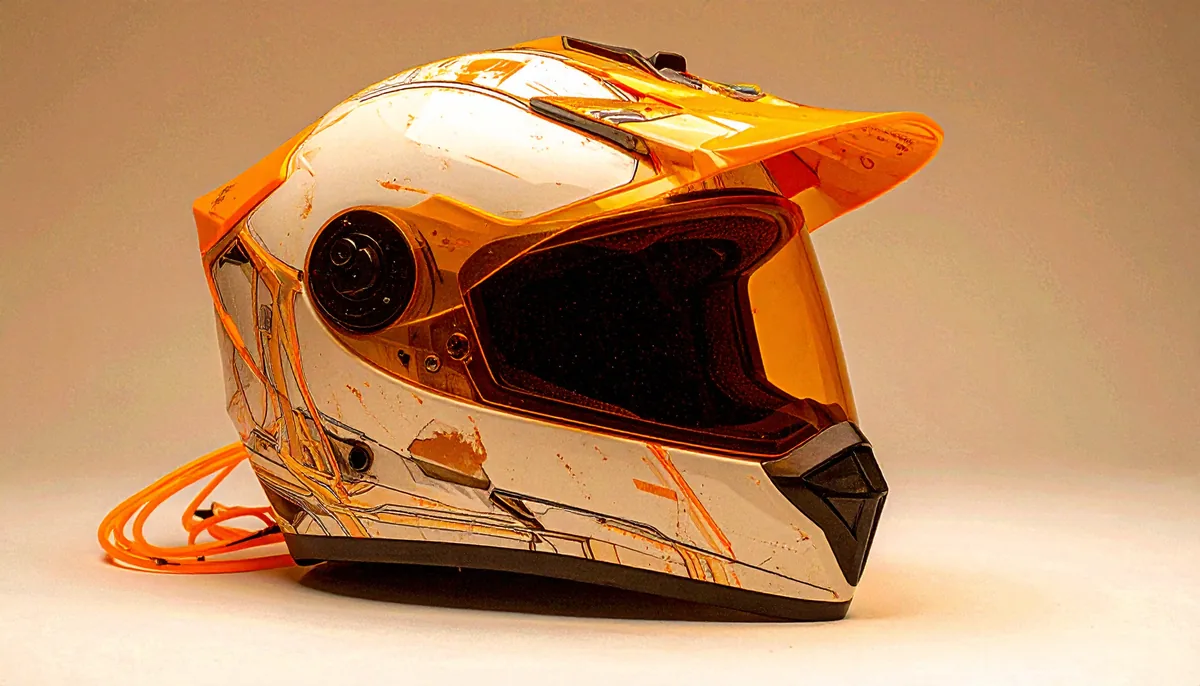 Kask motocyklowy - transparentny - Produkt AI, projekt Jakub Klisowski JVISION