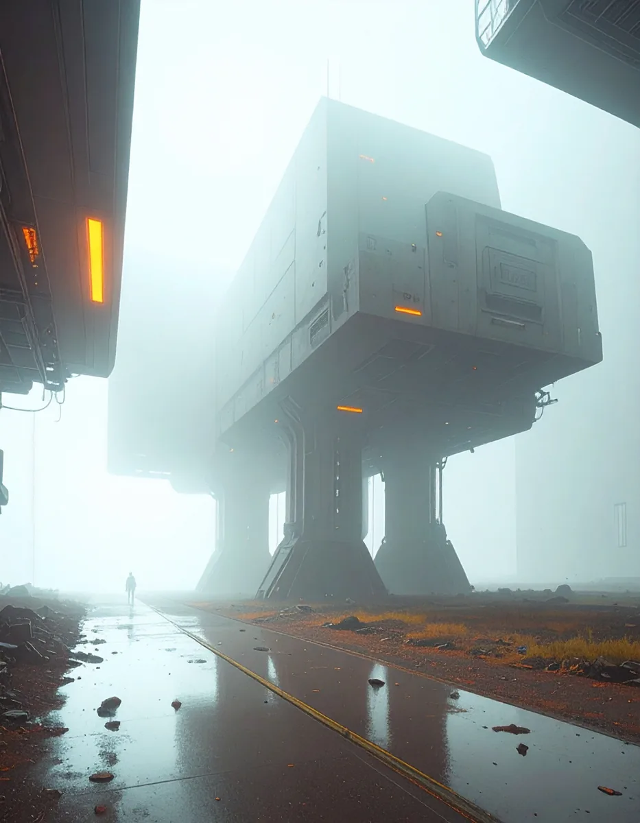 Modelka - pomarańczowy ambient - Sesja AI, projekt Jakub Klisowski JVISION