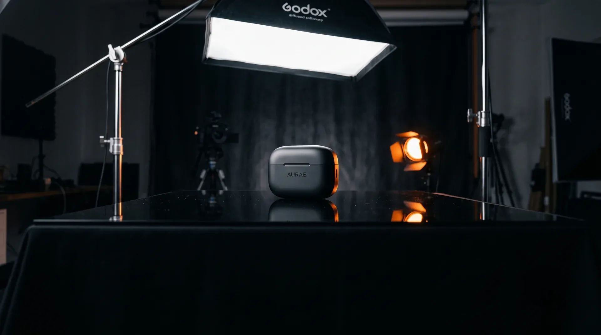 Profesjonalna sesja fotografii produktowej w studio z lampą softbox i światłem punktowym — Moduł 2 Akademii Fotografii JVISION, fotografia zaawansowana i biznes