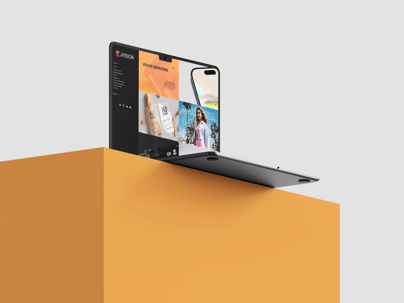 Portfolio JVISION - strona WWW - Strona WWW, projekt Jakub Klisowski JVISION